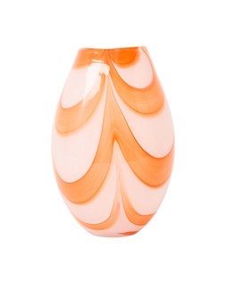 Colette Orange & Pink Glass Vase £35.00 €45.50