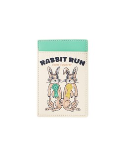Cream Rabbit Run Card Holder £16