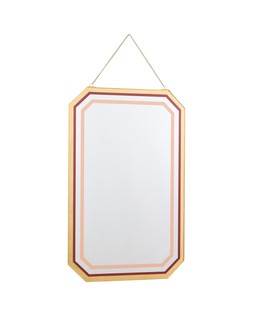 Denham Burgundy & Gold Rectangle Hanging Mirror £47.50