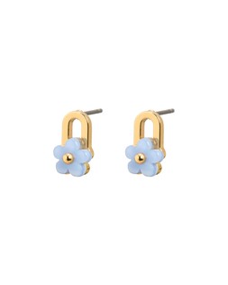 Doreen Blue Resin Flower Stud Earrings £9.50 €12.50