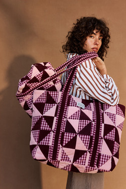 Emily Patchwork Tote Bag £58