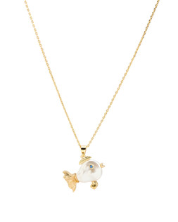 Fiona Fish Faux Pearl Pendant Necklace £24 €31.50