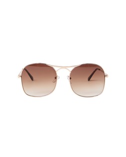 Futuristic Gold Metal Sunglasses £29.50