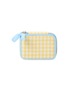 Gingham Yellow Travel Jewellery Box £15 1