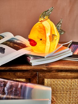 Glass Fish Table Lamp £85 (1)