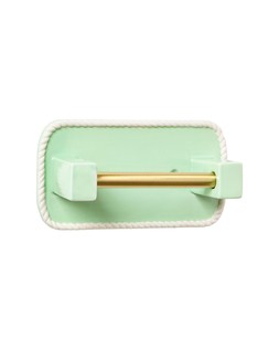 Green Ceramic Loo Roll Holder £25 €32.50