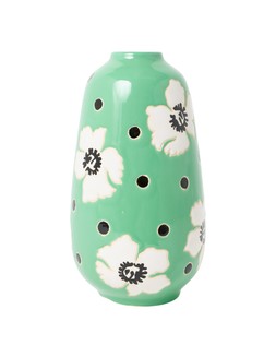 Green Polka Dot Floral Ceramic Vase £26.50 €34.50