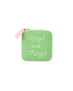 Green Rings & Things Square Jewellery Box £18.50