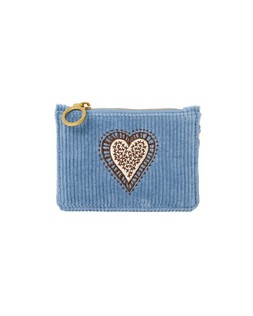 Heart Corduroy Card Holder £20