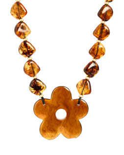 Hilda Resin Flower Chunky Beaded Necklace £29.50 €38.50