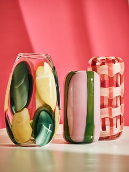 Kai Spot Green Oval Glass Vase £42.50 €56