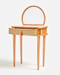 Kinship Rattan Pink Dressing Table & Mirror £595