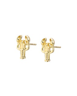Larry Lobster Gold Plated Stud Earrings £29.50 €38.5