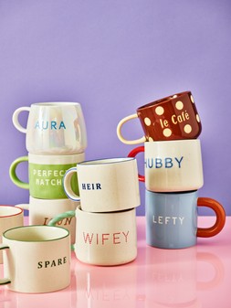 Le Cafe Brown Pokadot Ceramic Mug £12.50 €16.50