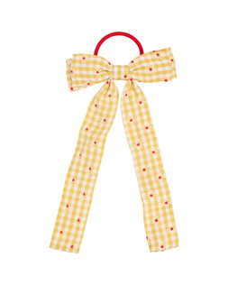 Madison Check Red Frill Trim Scrunchie £18
