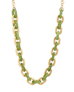 Meg Resin & Gold Chunky Chain Necklace £26 €34