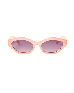 Milky Peach Mini Angled Sunglasses £28
