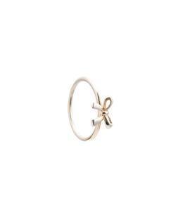 Paloma Bow Silver Delicate Ring £36
