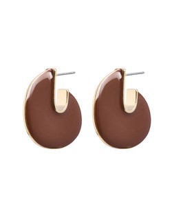 Pauline Brown Enamel Disc Hoop Earrings £18.00 €23.50