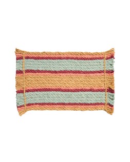 Pink & Blue Striped Doormat £25