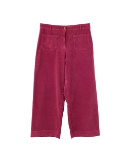 Pink Corduroy Cropped Trousers £70