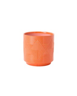 Punta Orange Ceramic Plant Pot £19.50