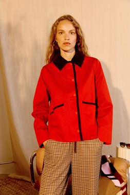 Red Collared Barn Jacket £95