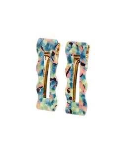 Roo Multi Resin Cut Out Wavy Clips Set of Two £14.50 €19