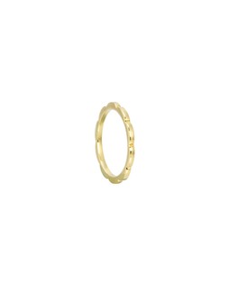 Senna Scalloped Flower Gold Plated Ring £36