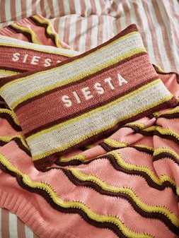Siesta Crochet Striped Cushion Cover 30x50 cm £26.5