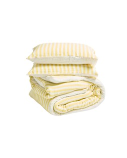 Stripe Muslin Bedlinen Set £85