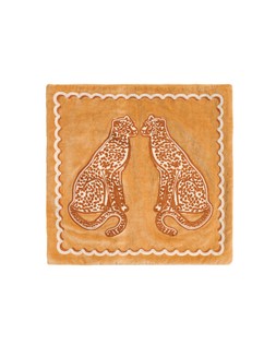 Tan Cheetah Kiss Square Cushion Cover 45x45cm £26.50 €34.50