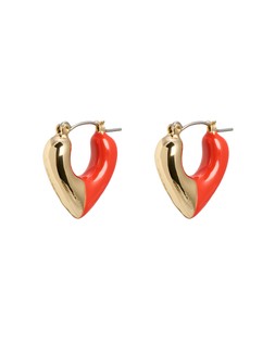 Tate Red & Gold Tone Heart Hoop Earrings £16.50 €21.50