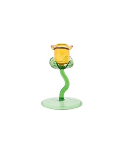 Tulip Green Candlestick Holder £9.50