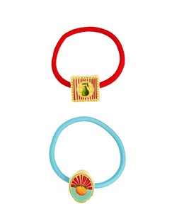 Valerie Fruit Detail Resin Hair Elastics Set of Two £12.50 €16.50