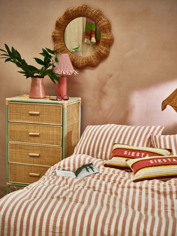 Vero Sage Green Rattan Chest of Drawers £495
