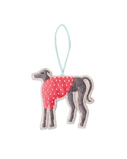 Whippet Embellished Christmas Tree Decoration £8.50 €11.50