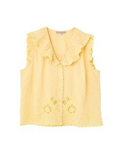 Yellow Cutwork Scalloped Blouse £58 €76