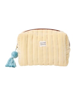 Yellow Quilted Velvet Wash Bag £25 €32.50