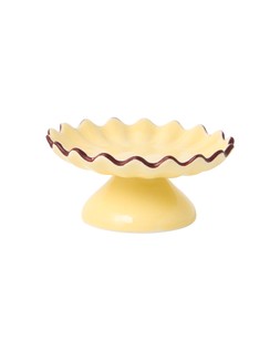 Yellow Ruffle Pedestal Ring Dish £8.50 €11.50