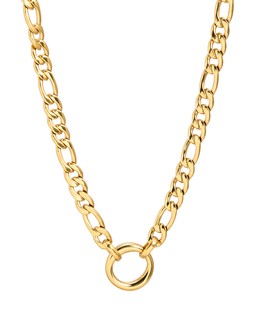 Zora Gold Tone Waterproof Chunky Ring Necklace £38 €49.50
