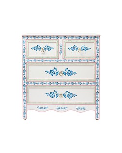 Aurélie White Mango Wood Chest of Drawers