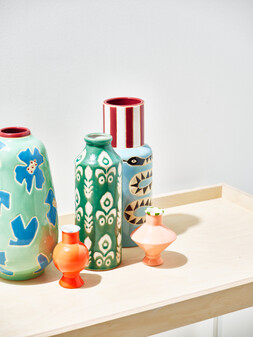 Flor Green & Blue Ceramic Vase £29.5