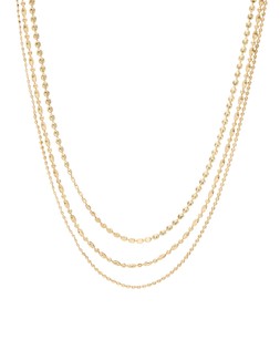 Audra Gold Tone Layered Chain Necklace £29.50
