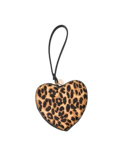 Augusta Brown Leopard Print Heart Pouch £28
