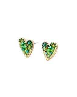 Becca Stone Cluster Statement Heart Earrings £16.5