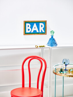 Blue Bar Framed Mosaic Wall Art £49.50