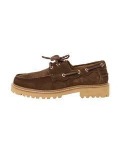 Brown Suede Chunky Boat Shoes £75