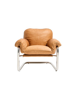 Chrome Tan Leather Armchair £850