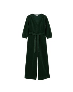 Dark Green Cord V-Neck Jumpsuit £95